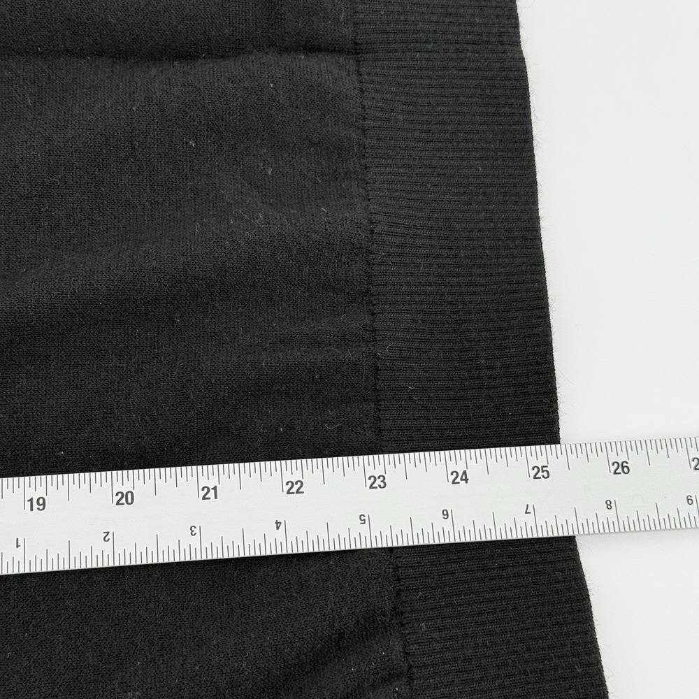 Nike Men's L Golf‎ Tour Performance Wool Blend V-Neck Sweater Black Stripe style - Picture 6 of 11